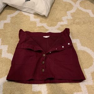 Button down skirt